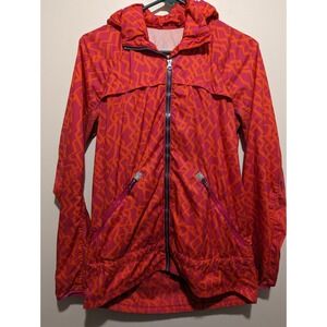 Lululemon RARE Miss Misty Jacket 2015 Seawheeze Size 6‎ Magenta Orange